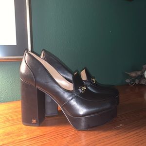 SAM EDELMAN HEELED LOAFERS SIZE 8.5